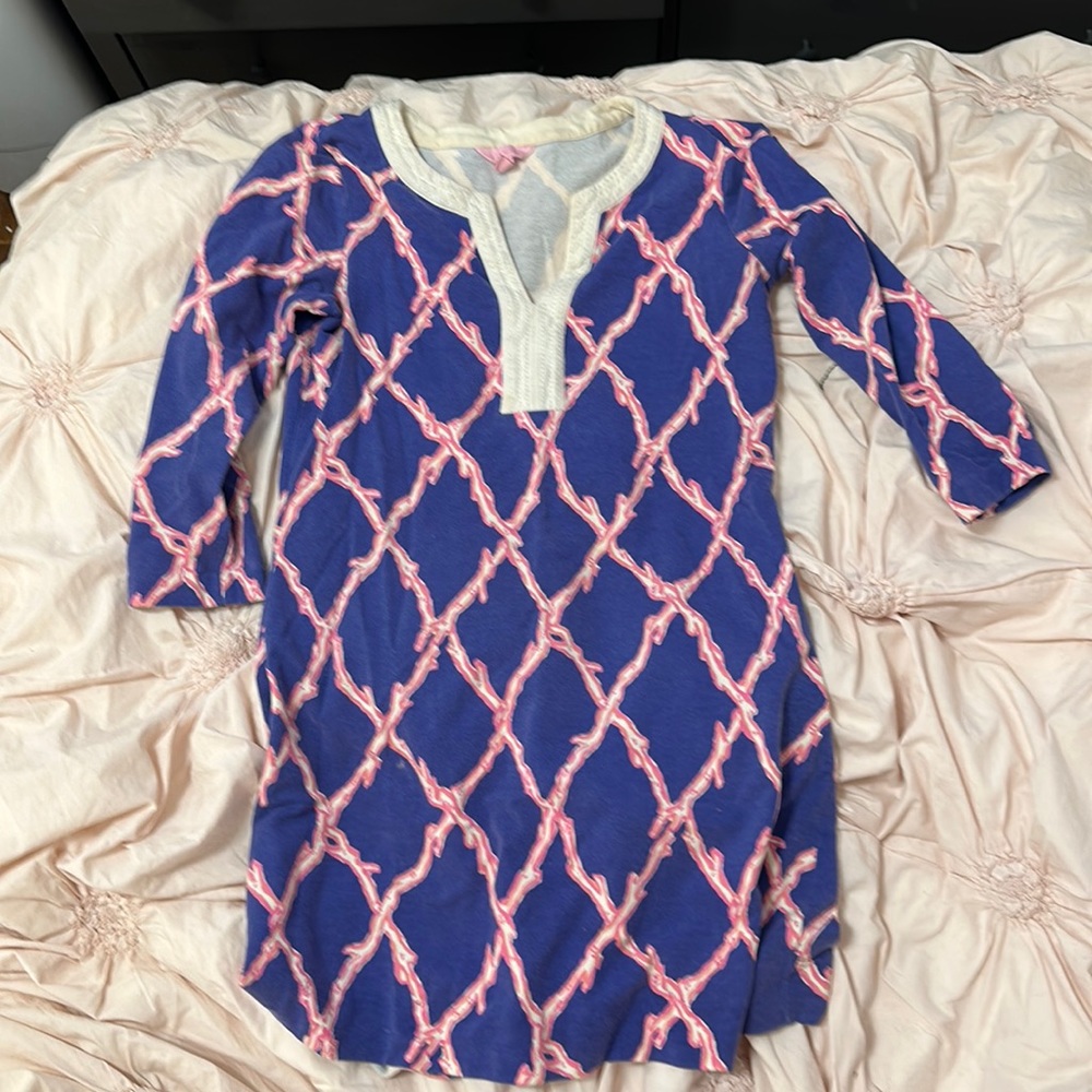 Lily Pulitzer purple pink dress size medium
